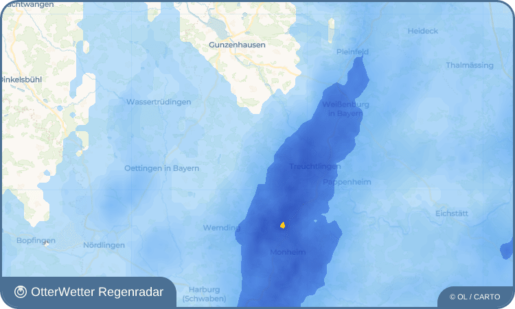 OtterWetter Regenradar-Widget Auernheim