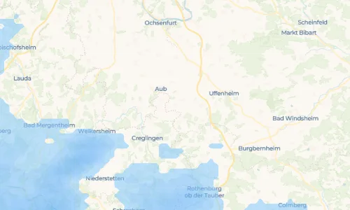 Regenradar Auernhofen: aktuelle Niederschläge in Auernhofen und Umgebung, Stand 22. Oktober 2026 um 23:35 Uhr