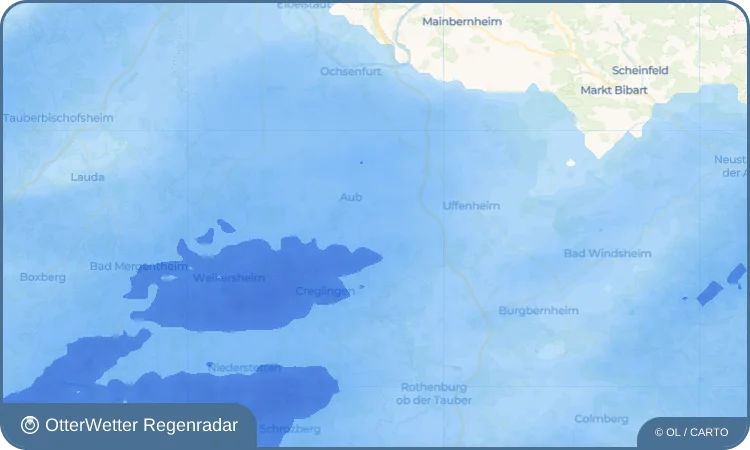 Wetter-Widget-Vorschau mit Vorhersagedaten für Auernhofen