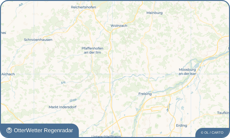 OtterWetter Regenradar-Widget Aufham