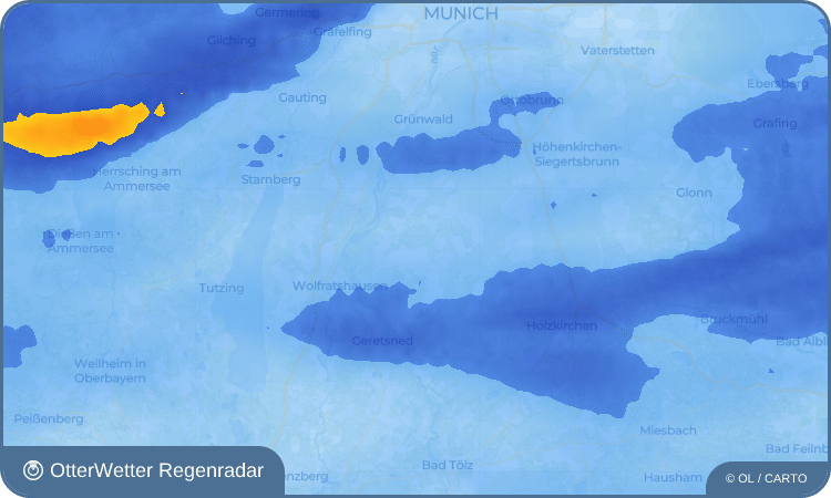 OtterWetter Regenradar-Widget Aufhofen