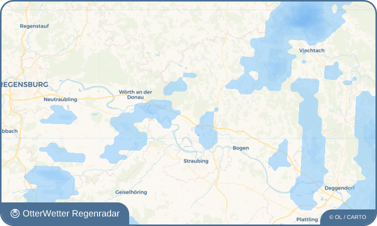 OtterWetter Regenradar-Widget Aufroth