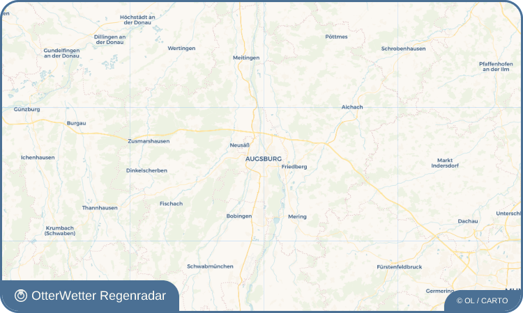 Widget-Vorschau für Augsburg Wetter-Widget-Vorschau mit Vorhersagedaten für Augsburg