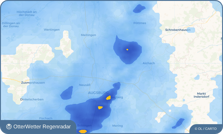 Wetter-Widget-Vorschau mit Vorhersagedaten für Aulzhausen
