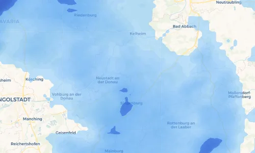 Regenradar Vorschaubild - Aktuelle Niederschläge in Aunkofen und Umgebung