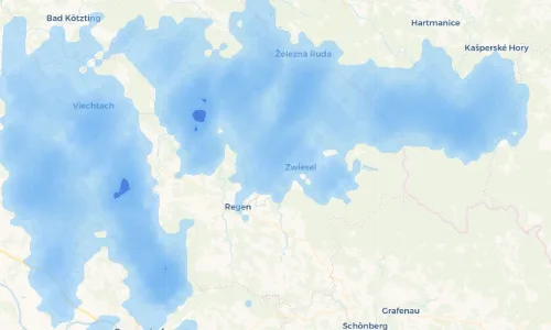 Regenradar Vorschaubild - Aktuelle Niederschläge in Außenried und Umgebung