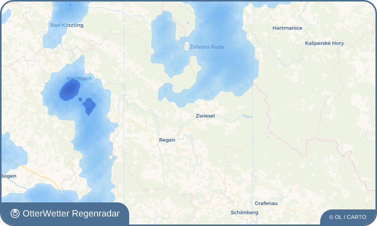 OtterWetter Regenradar-Widget Außenried
