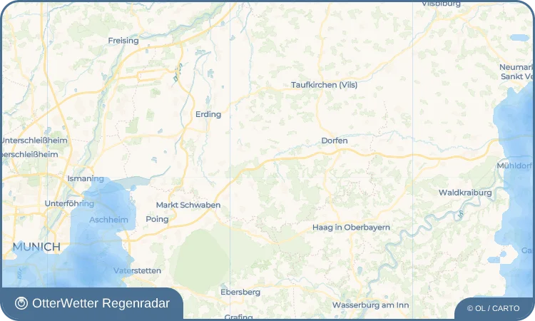 Wetter-Widget-Vorschau mit Vorhersagedaten für Außerbittlbach