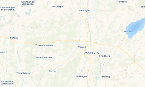 Regenradar Vorschaubild - Aktuelle Niederschläge in Aystetten und Umgebung