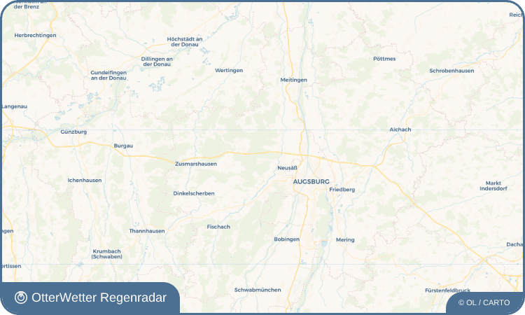 OtterWetter Regenradar-Widget Aystetten