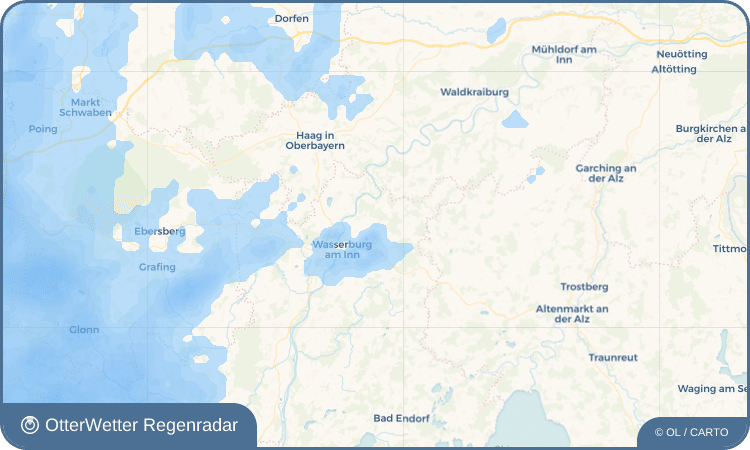 OtterWetter Regenradar-Widget Babensham