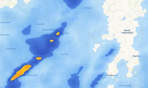 Regenradar Vorschaubild - Aktuelle Niederschläge in Bachern und Umgebung