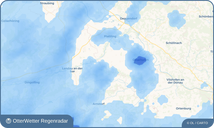 OtterWetter Regenradar-Widget Bachling