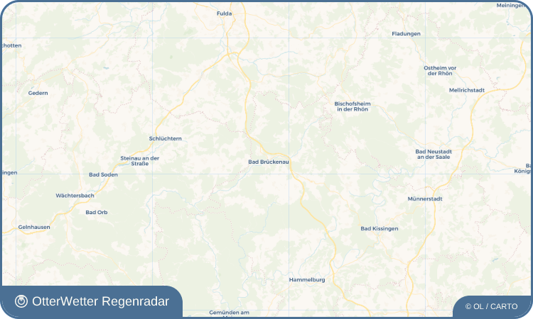OtterWetter Regenradar-Widget Bad Brückenau