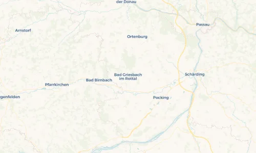 Regenradar Vorschaubild - Aktuelle Niederschläge in Bad Griesbach im Rottal und Umgebung