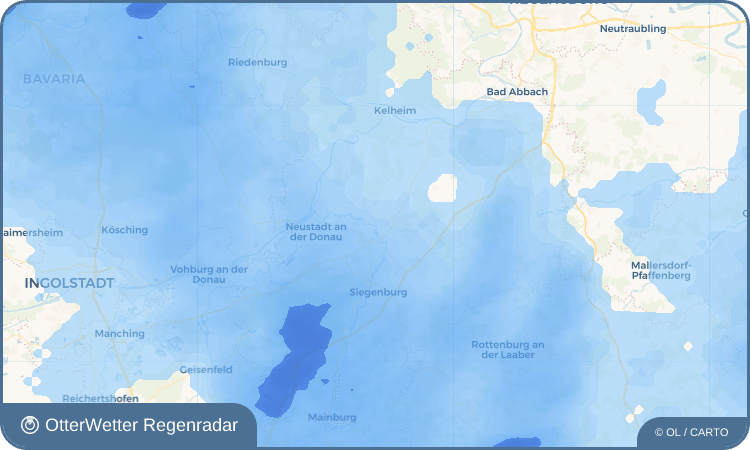 Wetter-Widget-Vorschau mit Vorhersagedaten für Badhaus