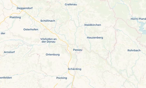Regenradar Vorschaubild - Aktuelle Niederschläge in Bäckerreut und Umgebung