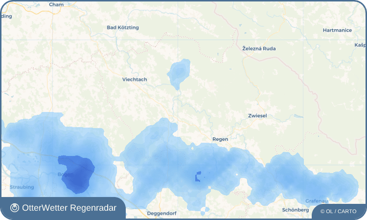 OtterWetter Regenradar-Widget Bärmannsried