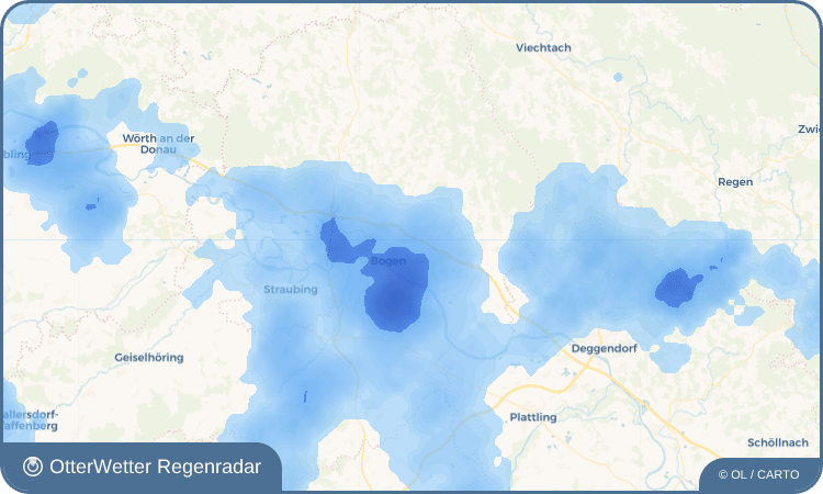 Wetter-Widget-Vorschau mit Vorhersagedaten für Bärndorf