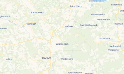 Regenradar Vorschaubild - Aktuelle Niederschläge in Bärnreuth und Umgebung