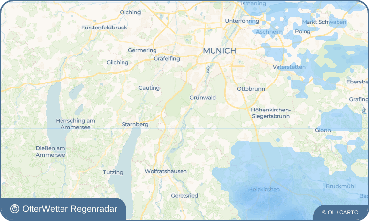 Widget-Vorschau für Baierbrunn Wetter-Widget-Vorschau mit Vorhersagedaten für Baierbrunn