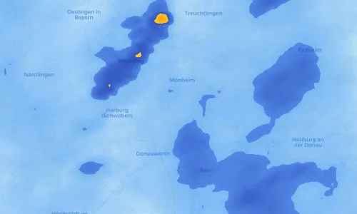 Regenradar Vorschaubild - Aktuelle Niederschläge in Baierfeld und Umgebung