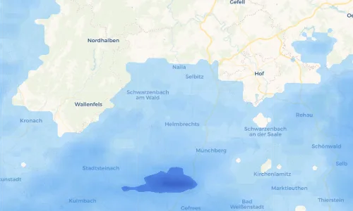 Regenradar Vorschaubild - Aktuelle Niederschläge in Baiergrün und Umgebung