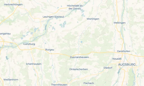 Regenradar Vorschaubild - Aktuelle Niederschläge in Baiershofen und Umgebung