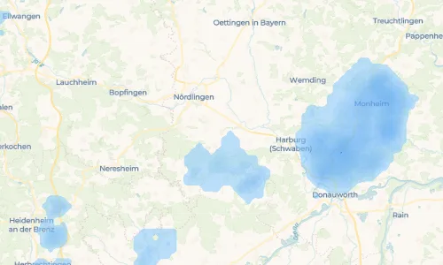 Regenradar Vorschaubild - Aktuelle Niederschläge in Balgheim und Umgebung