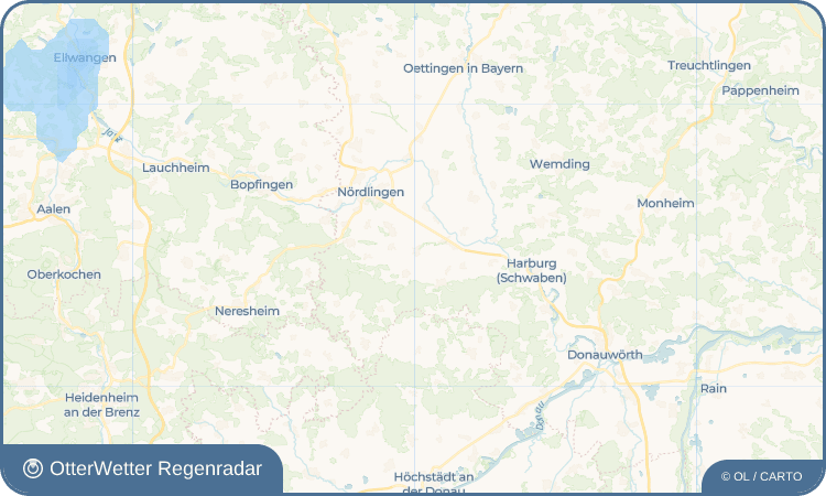 OtterWetter Regenradar-Widget Balgheim