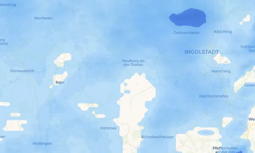 Regenradar Vorschaubild - Aktuelle Niederschläge in Ballersdorf und Umgebung