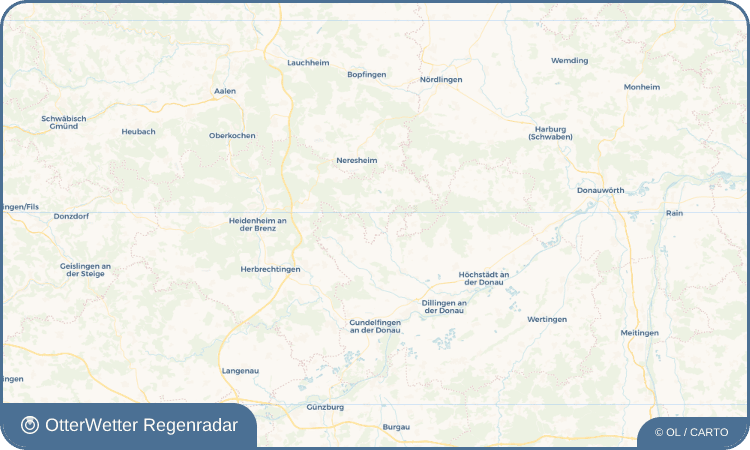 OtterWetter Regenradar-Widget Ballmertshofen