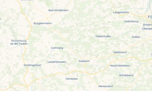Regenradar Vorschaubild - Aktuelle Niederschläge in Ballstadt und Umgebung