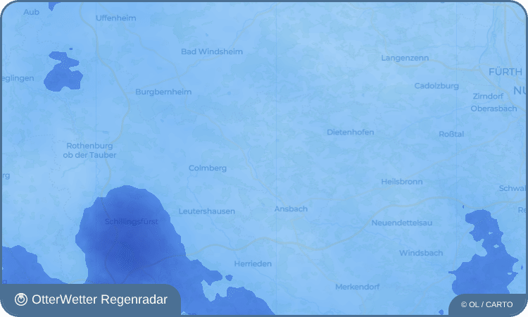OtterWetter Regenradar-Widget Ballstadt