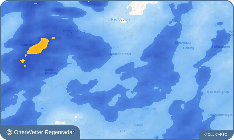 OtterWetter Regenradar-Widget Balteratsried