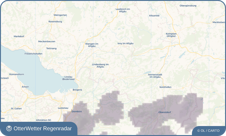 OtterWetter Regenradar-Widget Balzhofen
