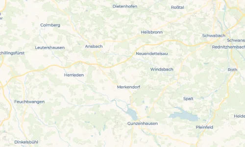 Regenradar Vorschaubild - Aktuelle Niederschläge in Bammersdorf und Umgebung