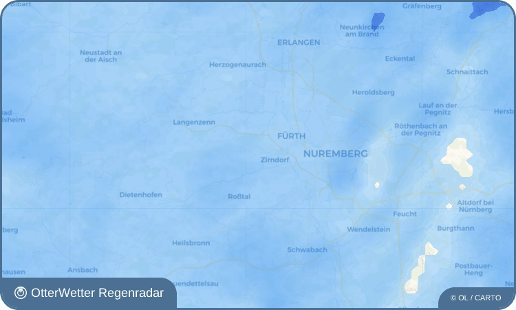 Wetter-Widget-Vorschau mit Vorhersagedaten für Banderbach