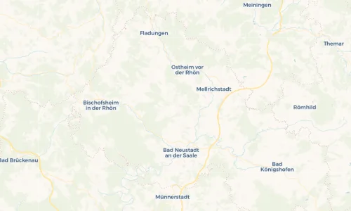 Regenradar Vorschaubild - Aktuelle Niederschläge in Bastheim und Umgebung