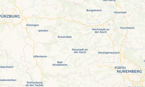 Regenradar Vorschaubild - Aktuelle Niederschläge in Baudenbach und Umgebung
