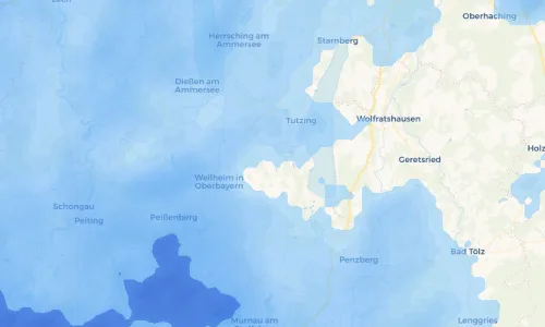 Regenradar Vorschaubild - Aktuelle Niederschläge in Bauerbach und Umgebung