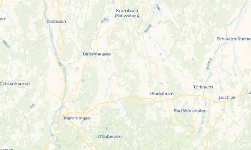 Regenradar Baumgärtle: aktuelle Niederschläge in Baumgärtle und Umgebung, Stand 20. Oktober 2026 um 20:45 Uhr