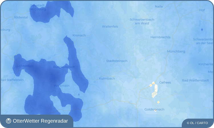 OtterWetter Regenradar-Widget Baumgarten
