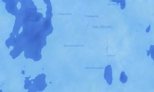 Regenradar Vorschaubild - Aktuelle Niederschläge in Bayerisch Gmain und Umgebung