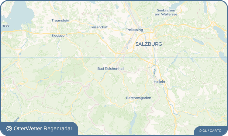 OtterWetter Regenradar-Widget Bayerisch Gmain