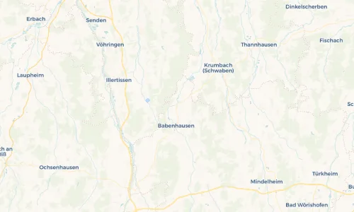 Regenradar Vorschaubild - Aktuelle Niederschläge in Bebenhausen und Umgebung