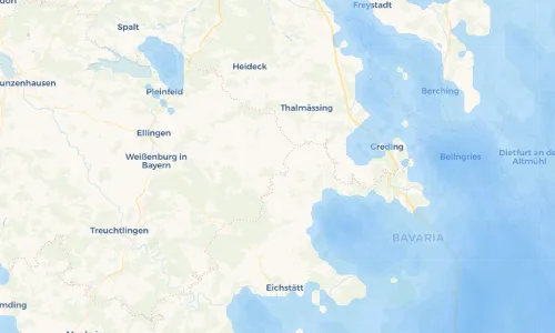 Regenradar-Vorschau: aktuelle Niederschläge in Bechthal und Umgebung