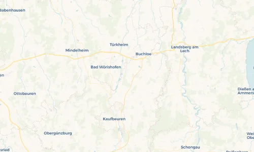 Regenradar Vorschaubild - Aktuelle Niederschläge in Beckstetten und Umgebung