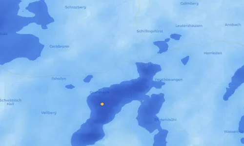 Regenradar Vorschaubild - Aktuelle Niederschläge in Beeghof und Umgebung