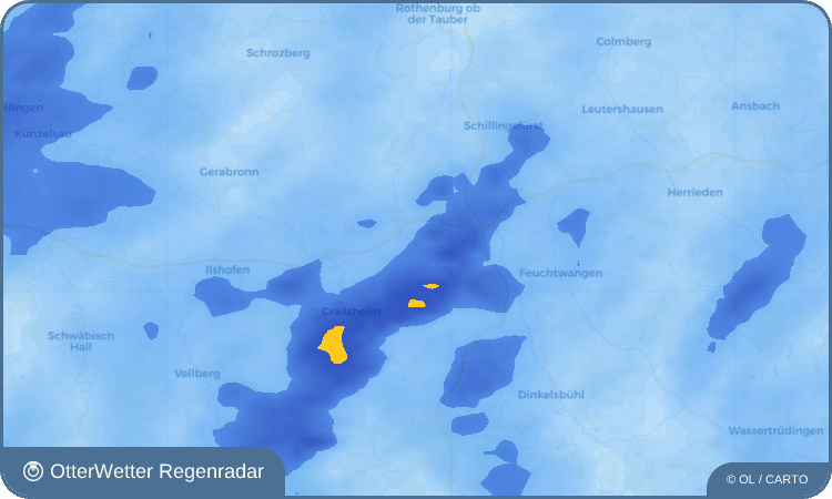 OtterWetter Regenradar-Widget Beeghof